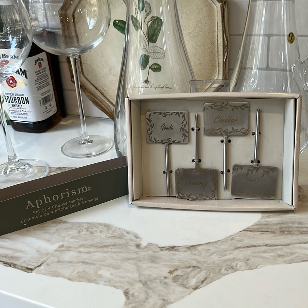 NIB Cheese Markers by Aphorism